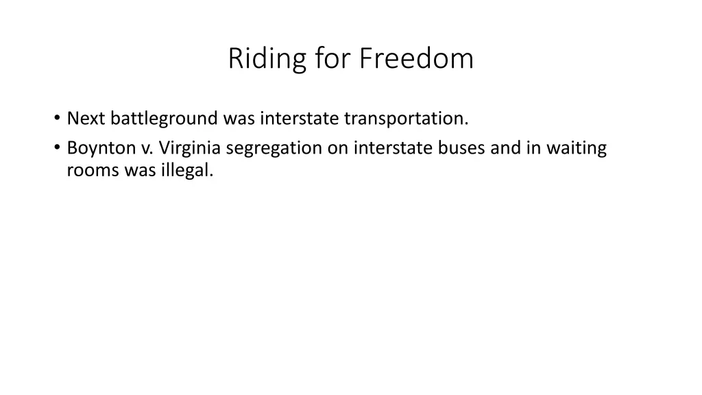 riding for freedom