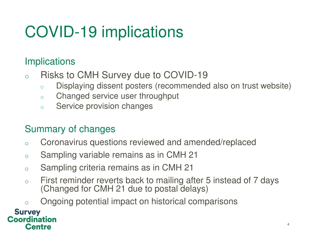 covid 19 implications
