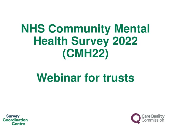 nhs community mental health survey 2022 cmh22