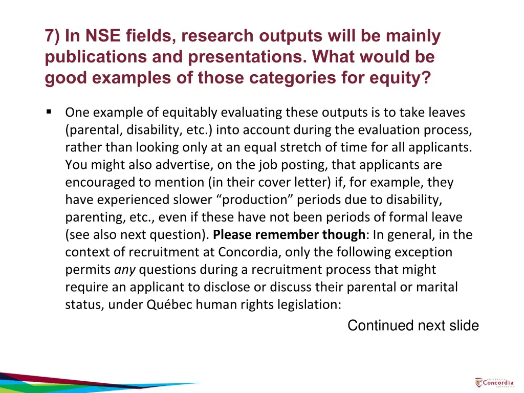 7 in nse fields research outputs will be mainly
