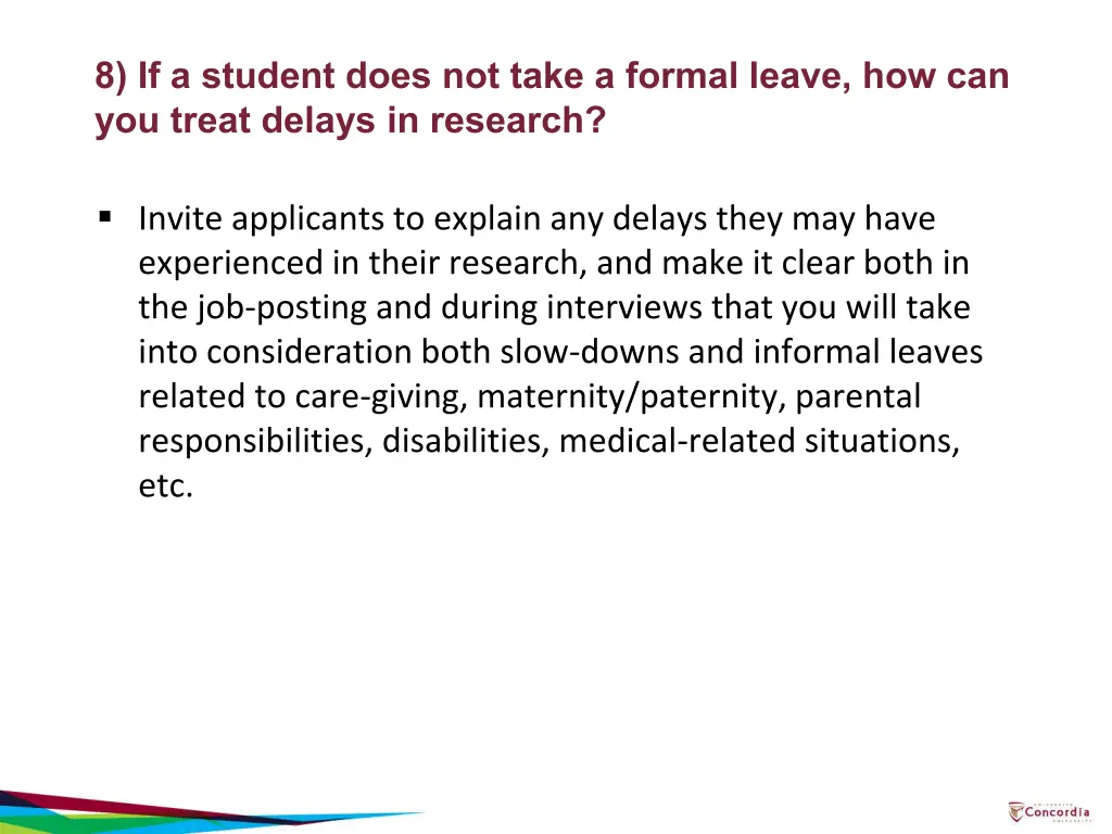 8 if a student does not take a formal leave