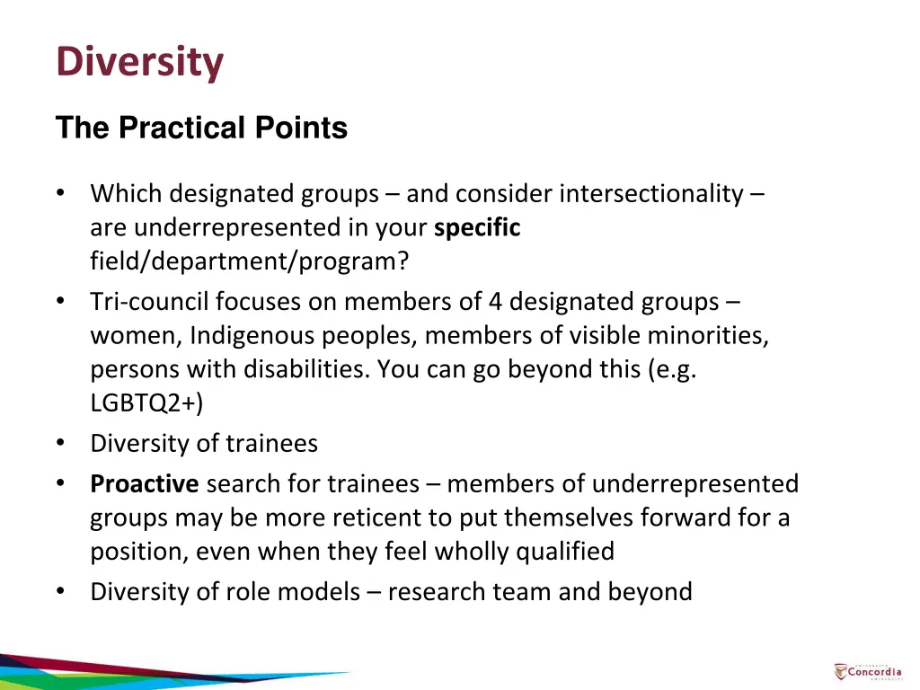 diversity