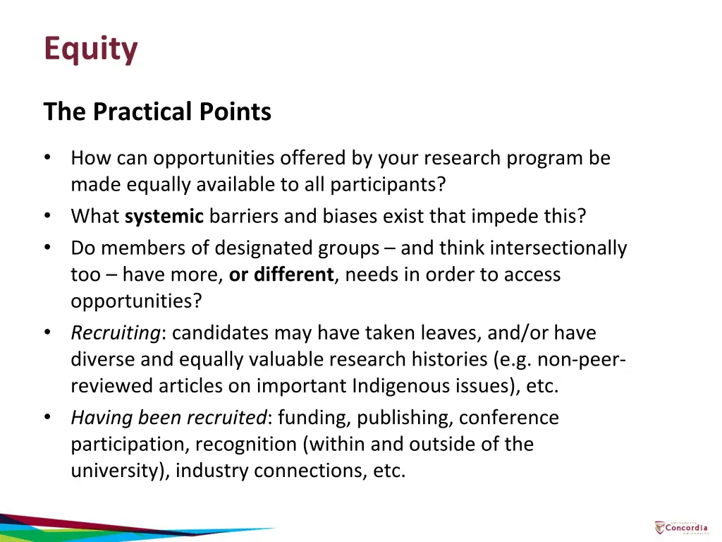 equity