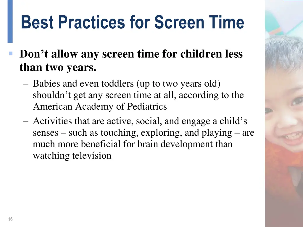 best practices for screen time