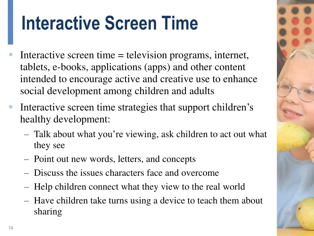 interactive screen time