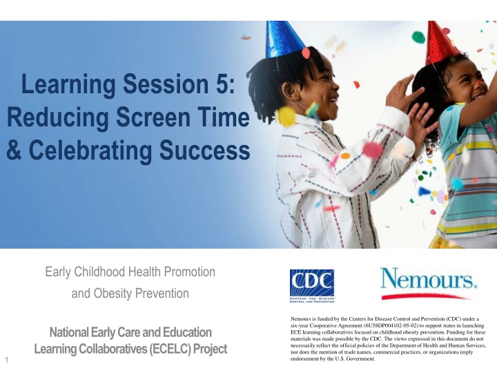learning session 5 reducing screen time
