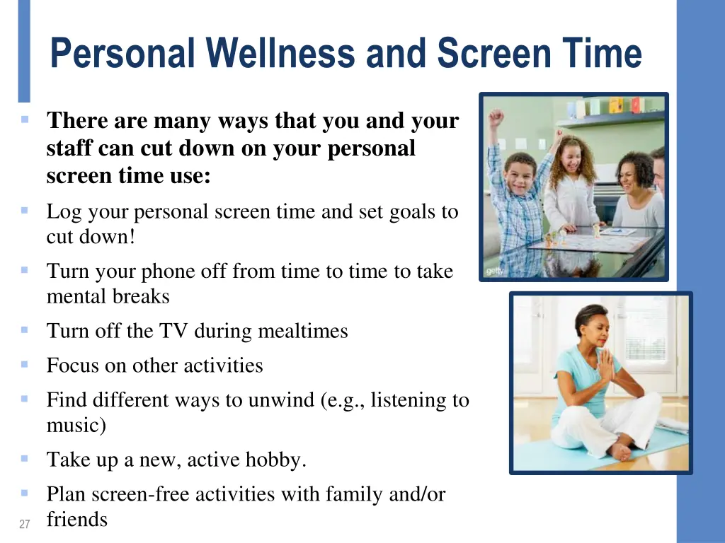 personal wellness and screen time