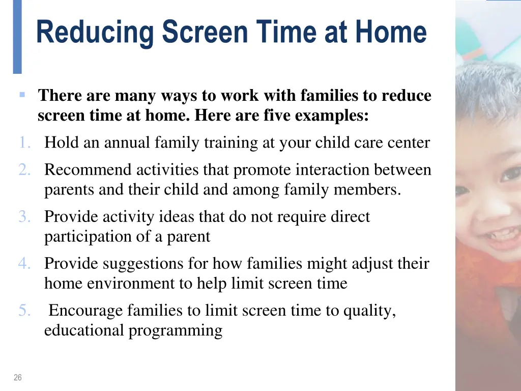 reducing screen time at home