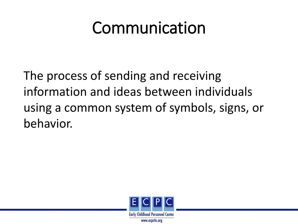 communication communication
