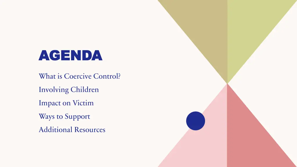agenda agenda