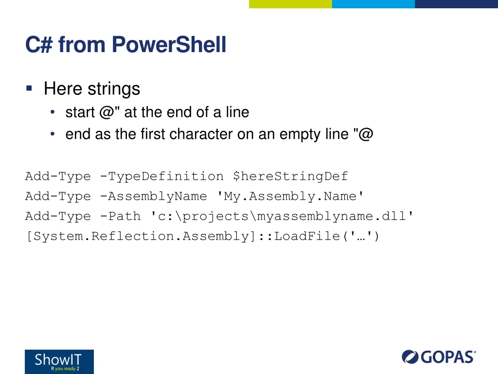 c from powershell