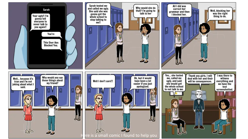 here is a small comic i found to help you