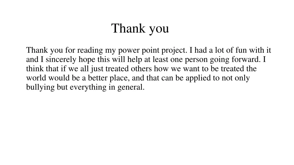 thank you