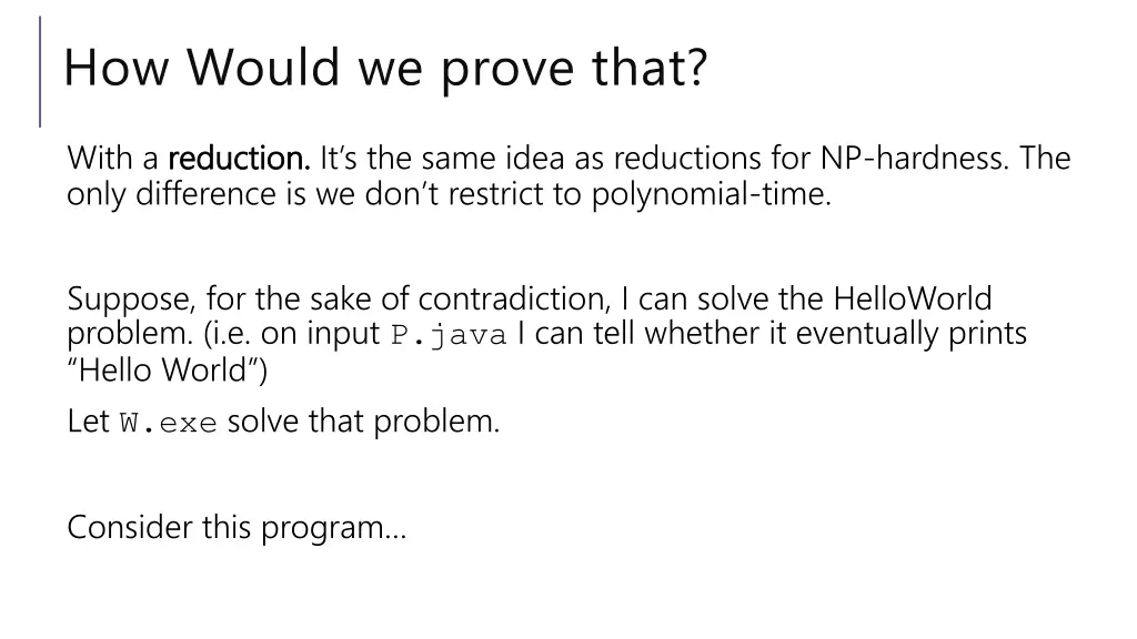how would we prove that