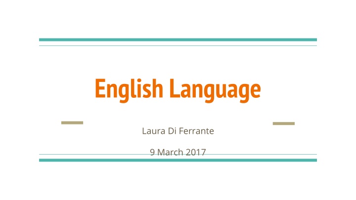 english language