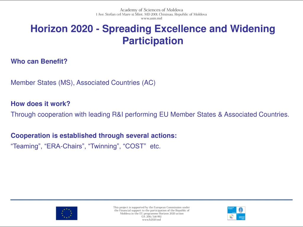 horizon 2020 spreading excellence and widening 1