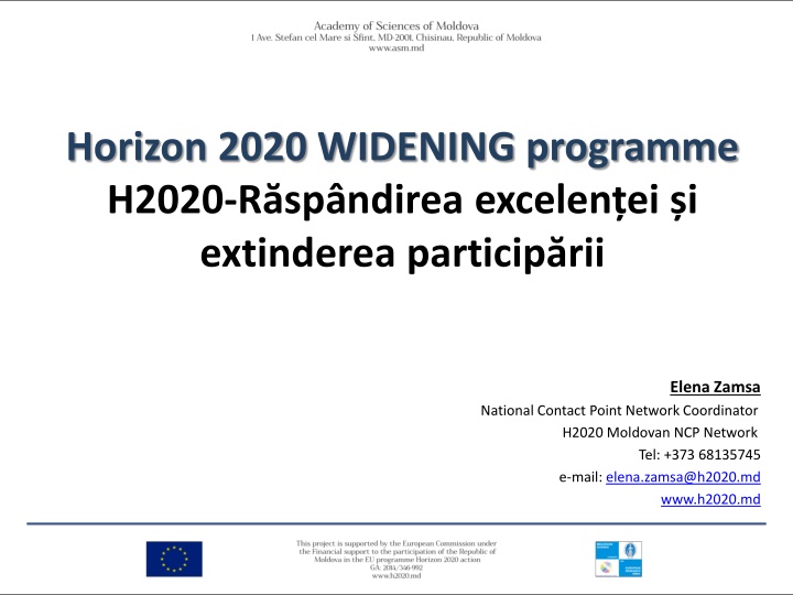 horizon 2020 widening programme h2020 r sp ndirea