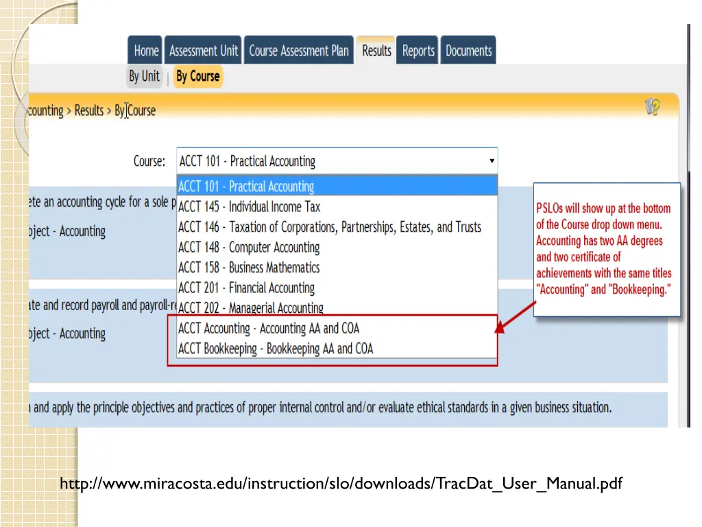 http www miracosta edu instruction slo downloads