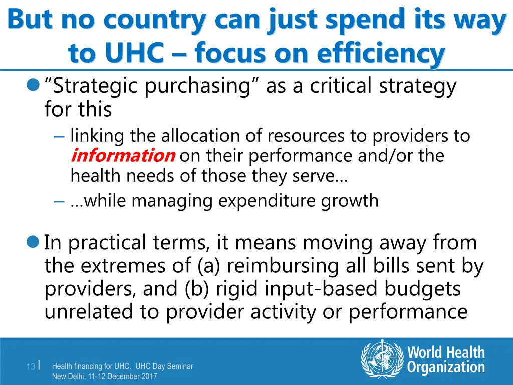 but no country can just spend