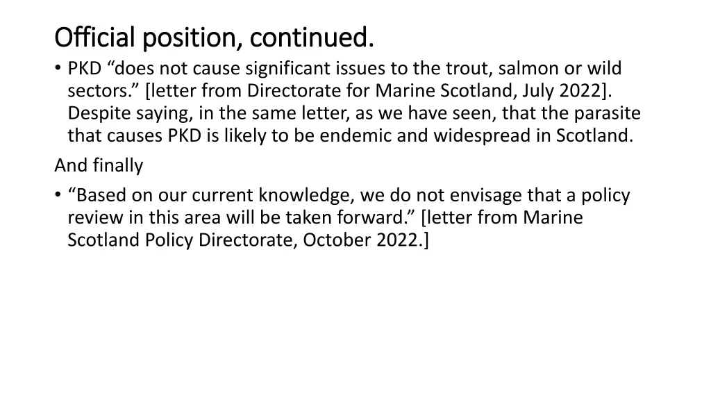 official position continued official position
