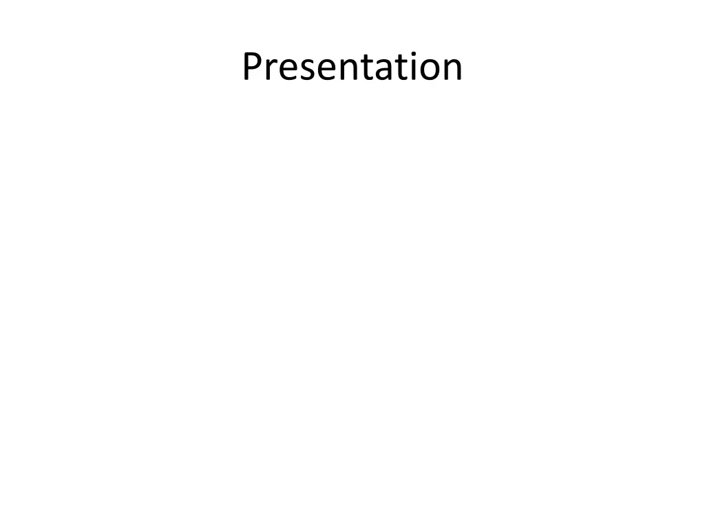 presentation