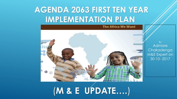 agenda 2063 first ten year implementation plan