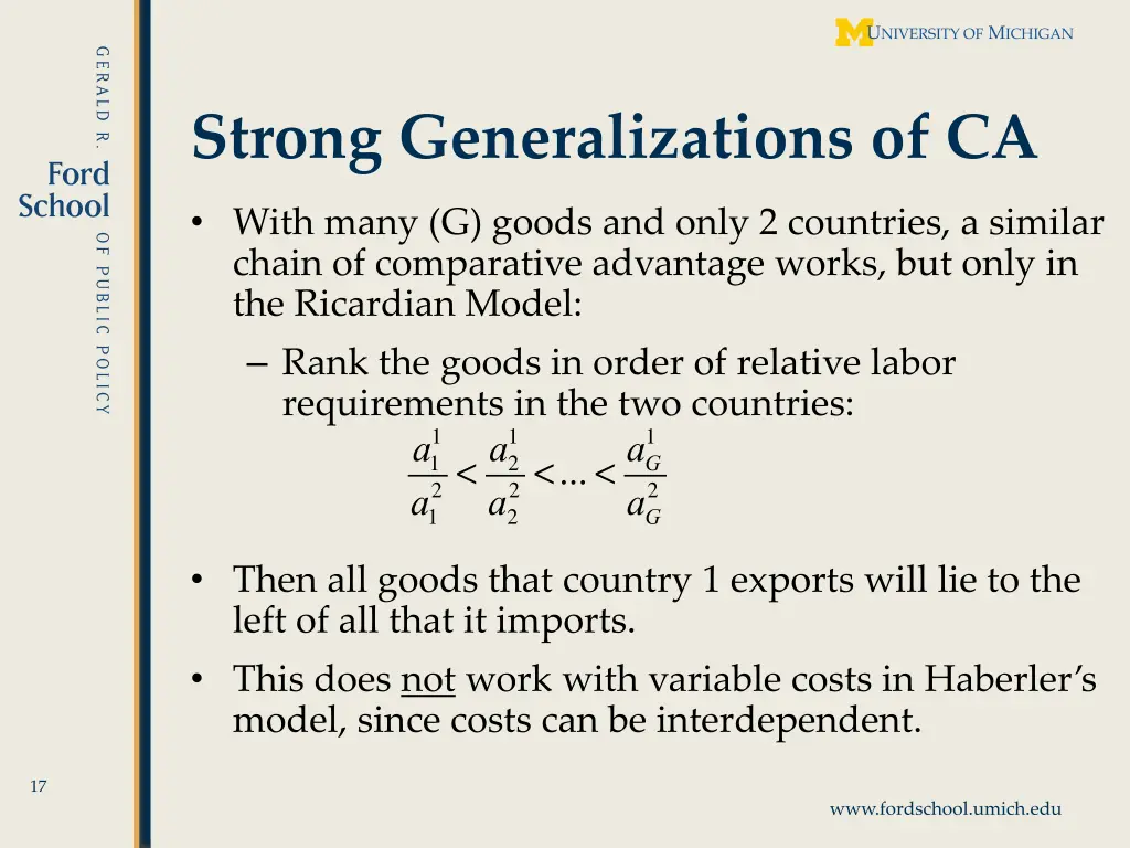 strong generalizations of ca 1
