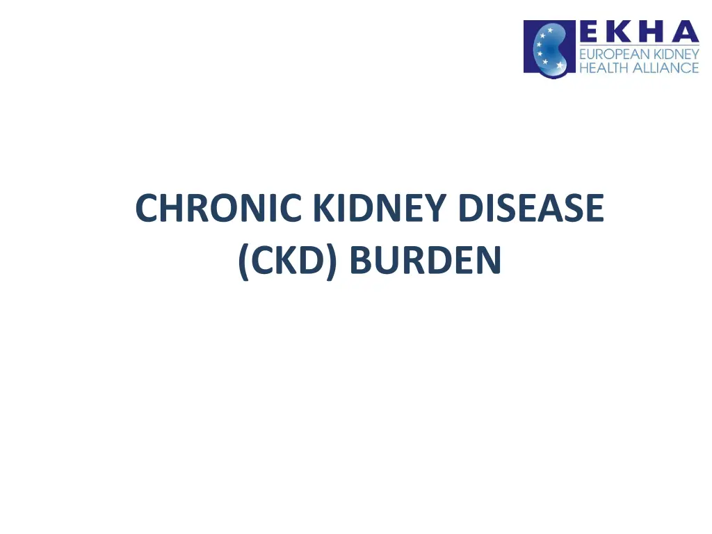 chronic kidney disease ckd burden