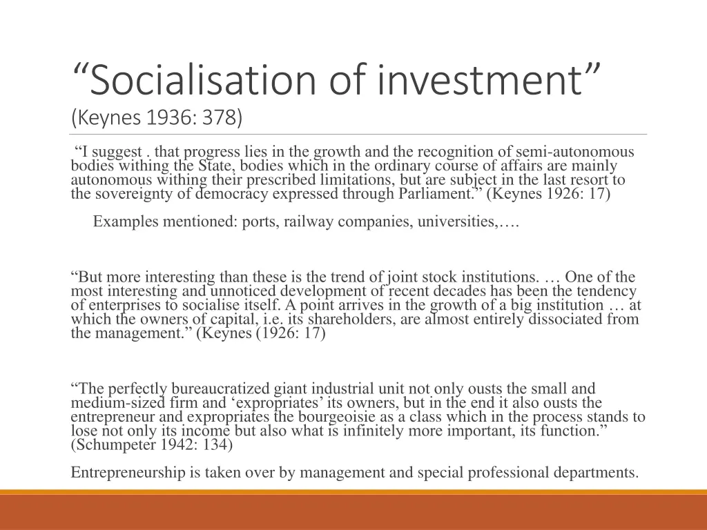 socialisation of investment keynes 1936 378