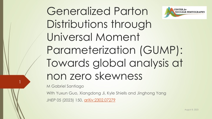 generalized parton distributions through