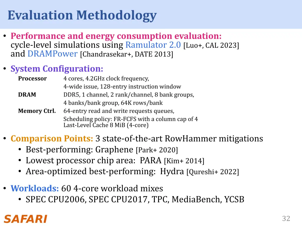 evaluation methodology