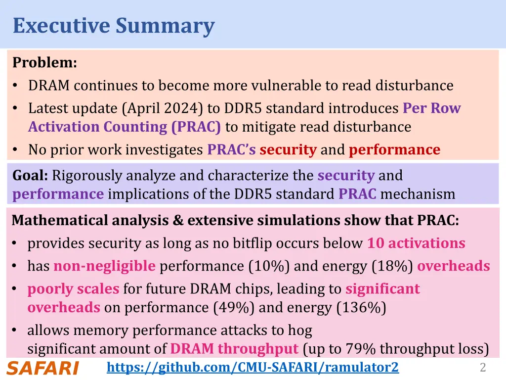 executive summary