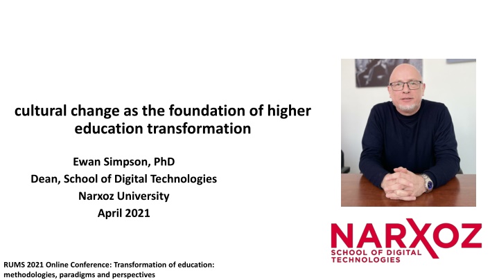 cultural change as the foundation of higher