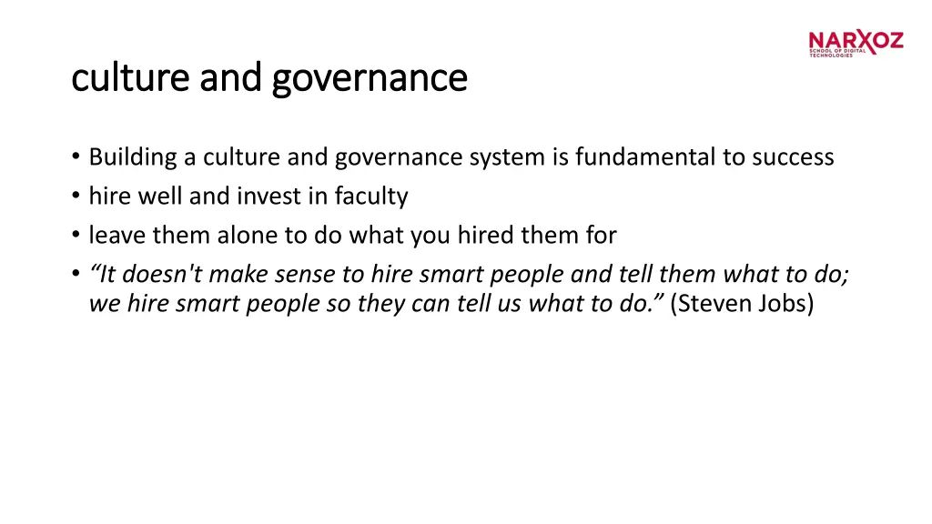 culture and governance culture and governance