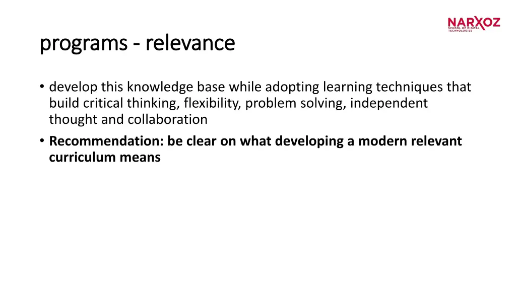 programs programs relevance 4
