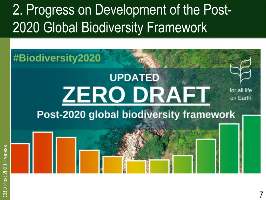 2 progress on development of the post 2020 global