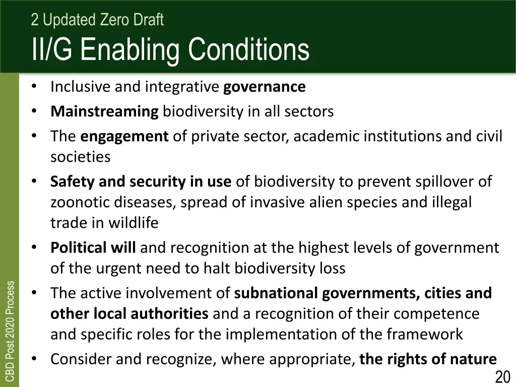 2 updated zero draft ii g enabling conditions 1