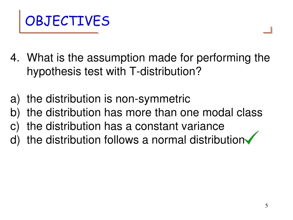 objectives 3