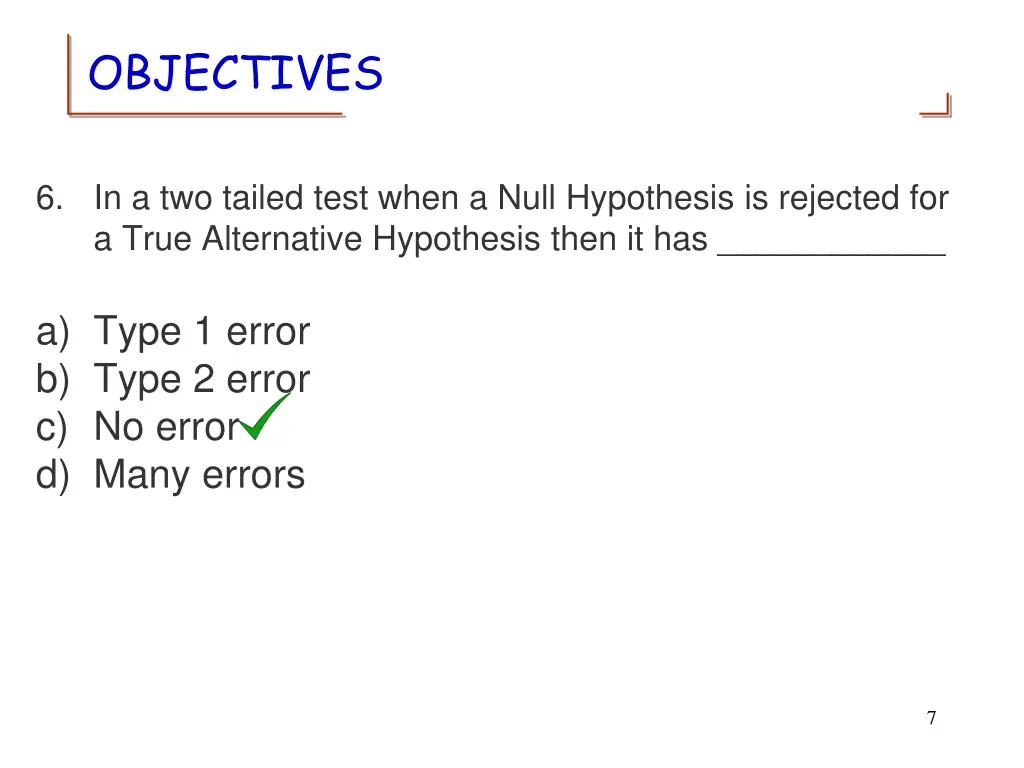 objectives 5