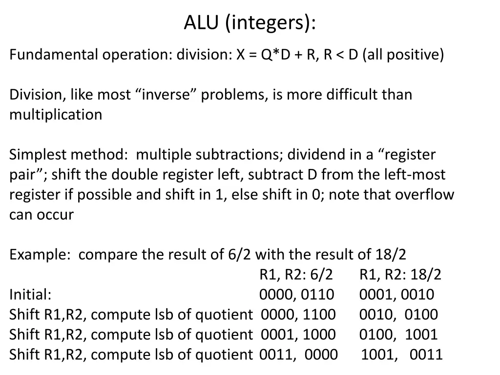 alu integers 3