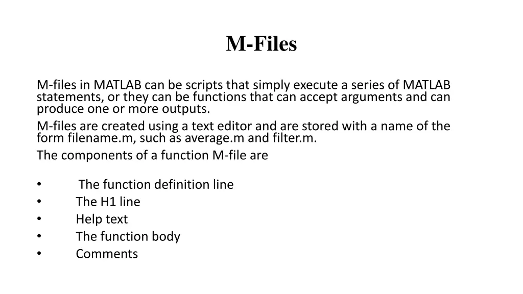 m files