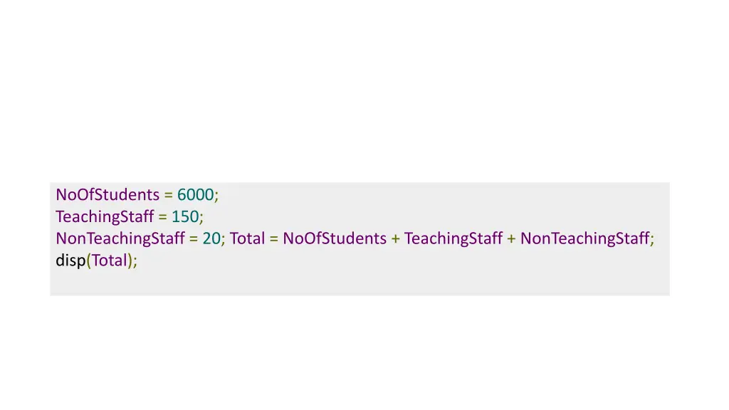 noofstudents 6000 teachingstaff