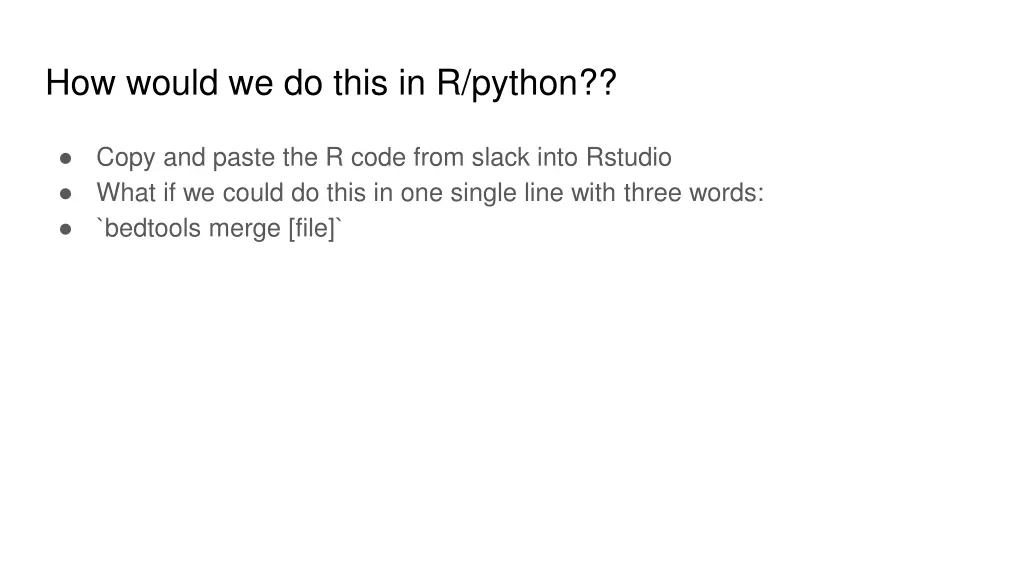 how would we do this in r python