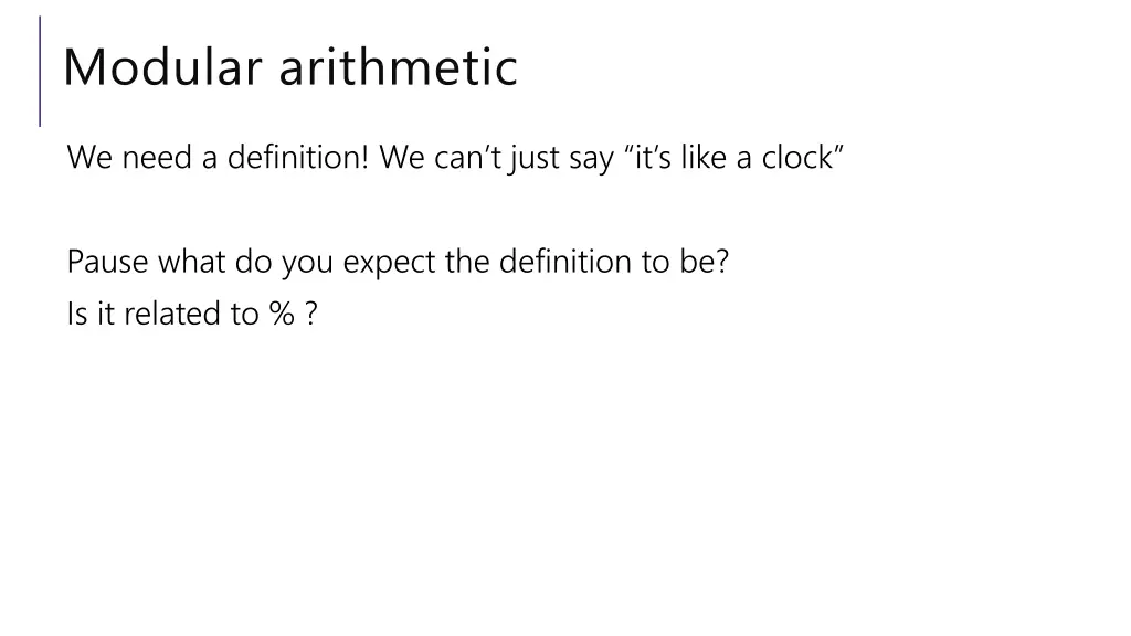 modular arithmetic 2