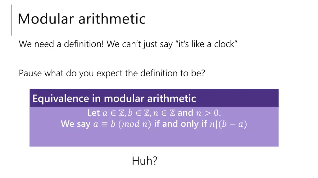 modular arithmetic 3