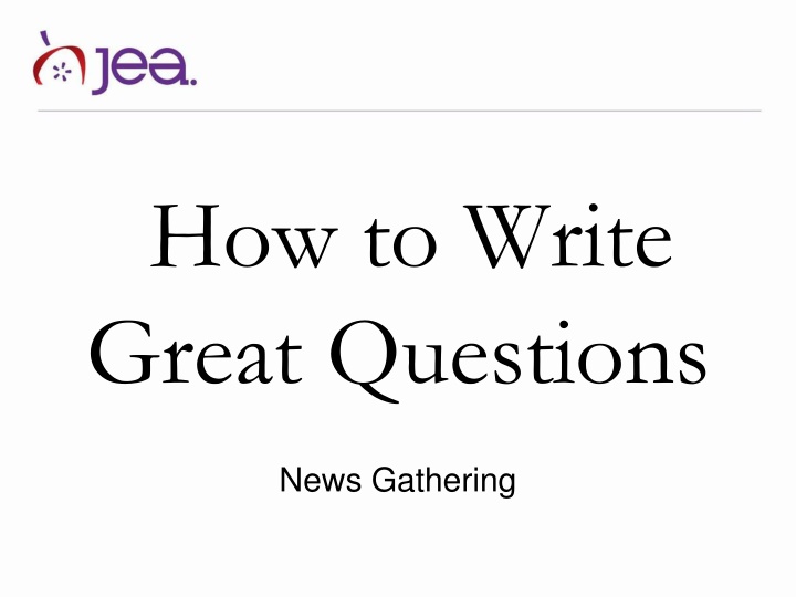 how to write great questions