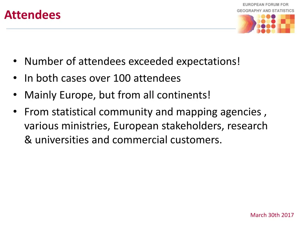 attendees