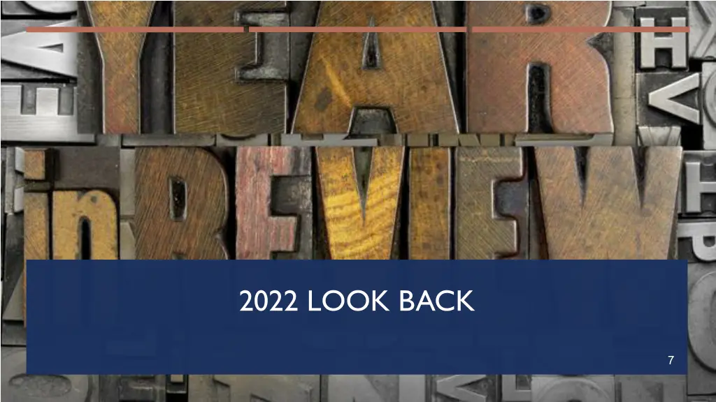 2022 look back