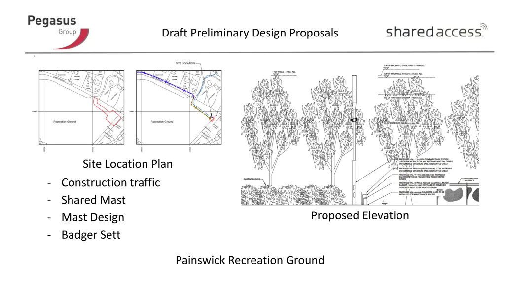 draft preliminary design proposals