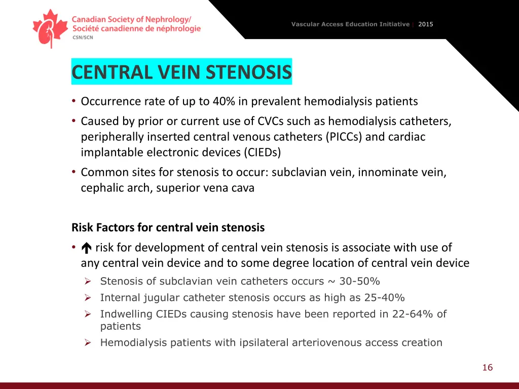 vascular access education initiative 2015 15